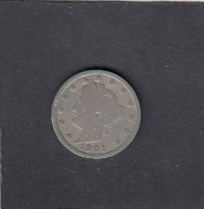 Beschrijving: 5 Cent LIBERTY